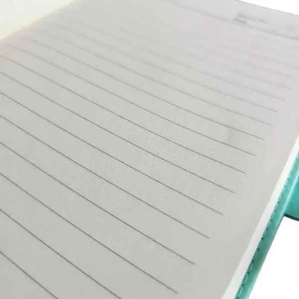 Tiff & Co. Signature Teal and White Notebook