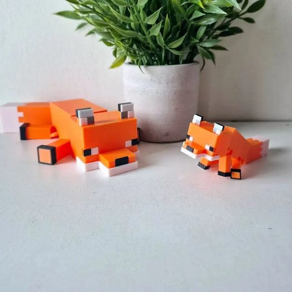 Minecraft Blocky Pixel Mini Figures