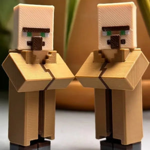 Minecraft Blocky Pixel Mini Figures