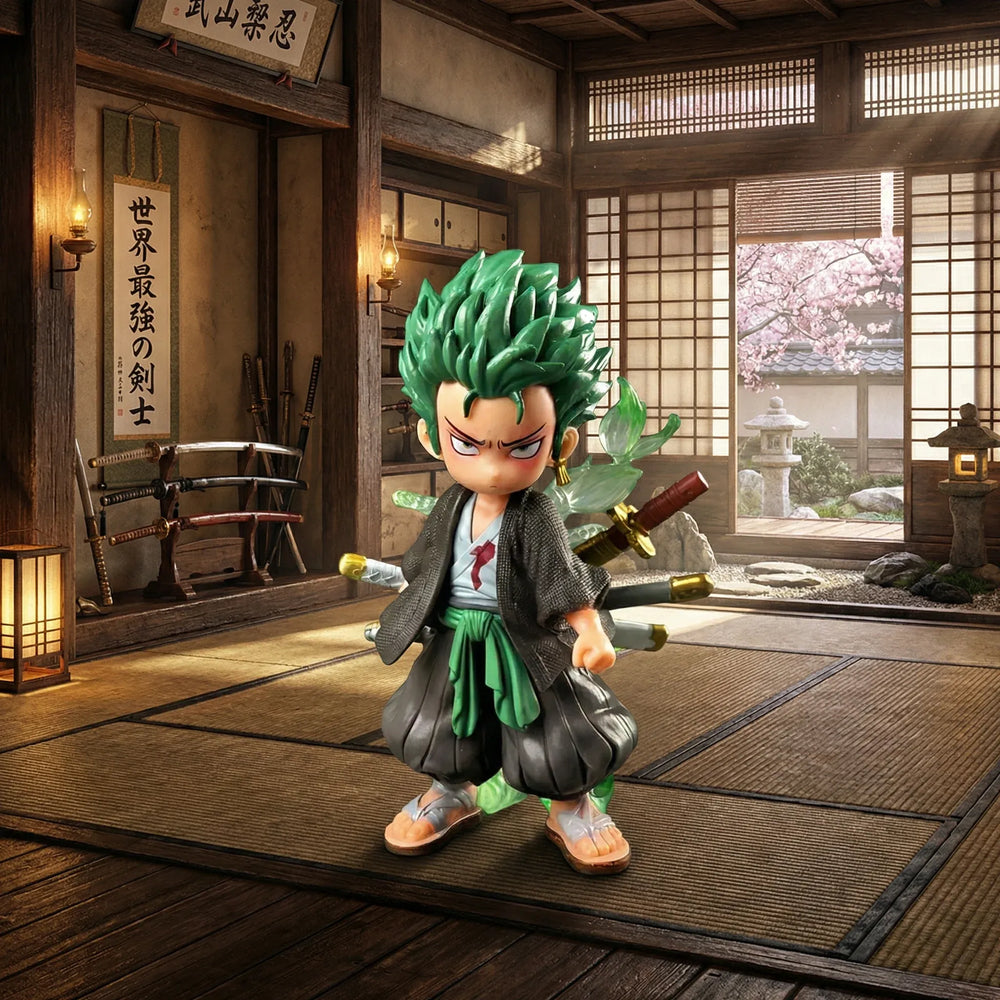 Roronoa Zoro Chibi Action Figure (15 cm)