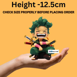 Zoro Mini Laugh Chibi Action Figure (13 cm)