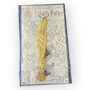 Hogwarts Academia Golden Feather Bookmark