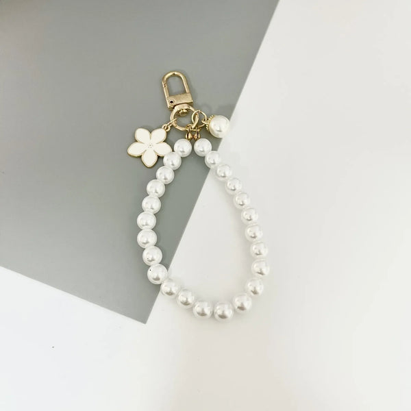 Pearl-Chateau Bracelet Keychain