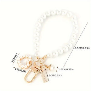 Pearl-Chateau Bracelet Keychain