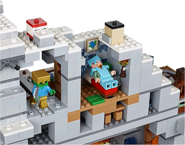 Minecraft Mountain Cave Building Blocks (2863 Pcs)
