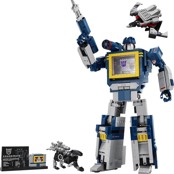 Transformers Soundwave 2 in 1 Building Blocks (1505 Pcs)