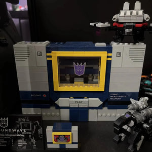 Transformers Soundwave 2 in 1 Building Blocks (1505 Pcs)