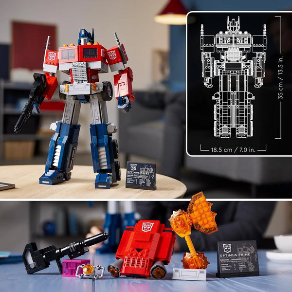 Transformers Optimus Prime 2 in 1 Blocks (1508 Pcs)