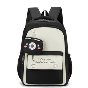 Picture Perfect Little Camera Bear Backpack