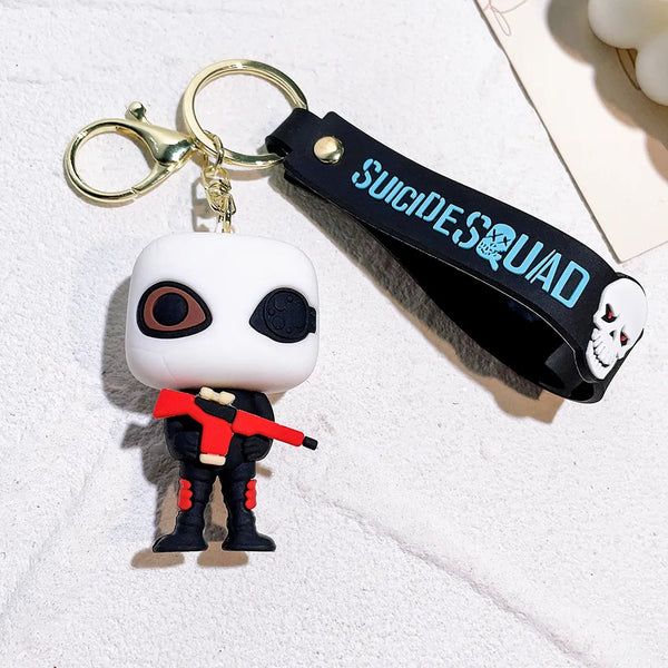 POP Style Suicide Squad 3D Keychain