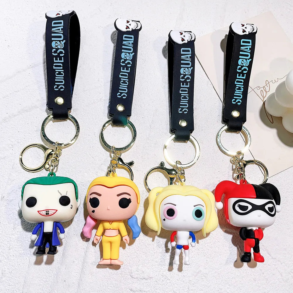POP Style Suicide Squad 3D Keychain