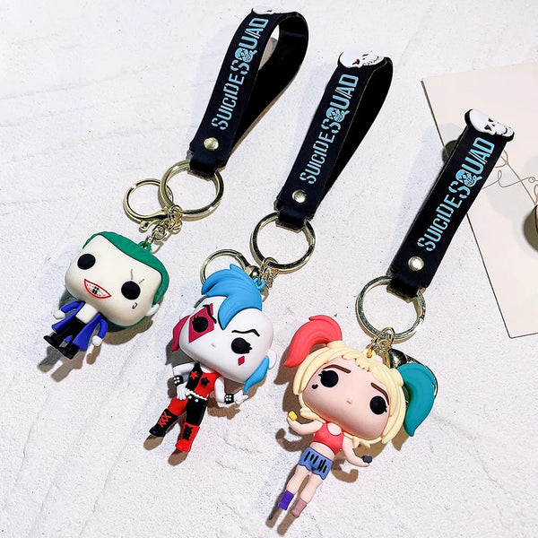 POP Style Suicide Squad 3D Keychain