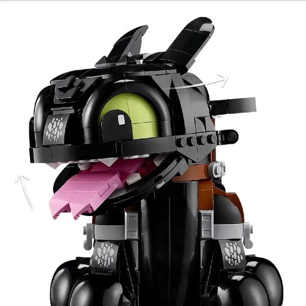 Toothless Dragon Building Blocks (855 Pcs)