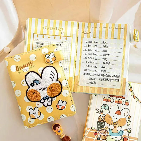 Kawaii Bunny Flex Magnetic Journal