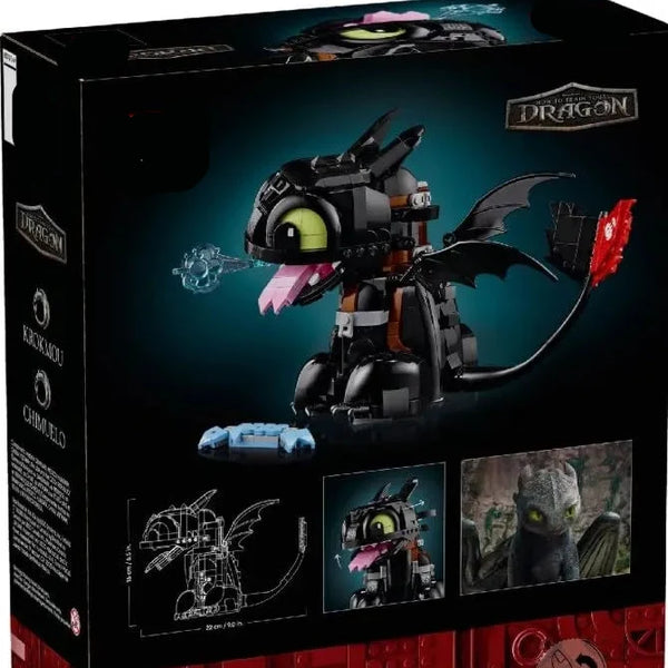Toothless Dragon Building Blocks (855 Pcs)