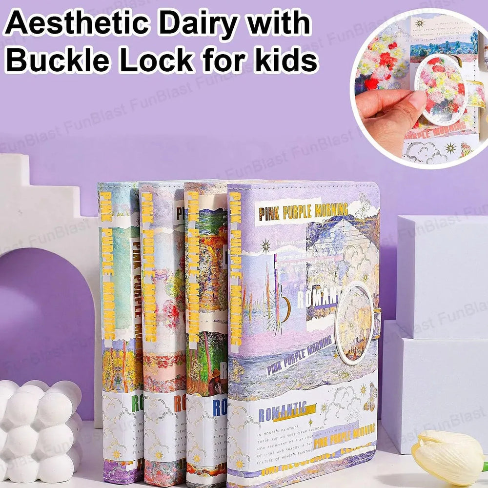 A5 Aesthetic Buckle Lock Journal