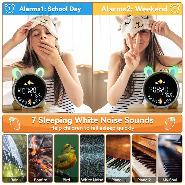 Bunny Cat Smart Alarm Clock