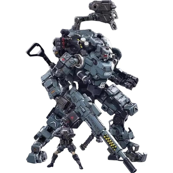 JOYTOY Steel Bone Grey Mecha & Pilot Action Figure