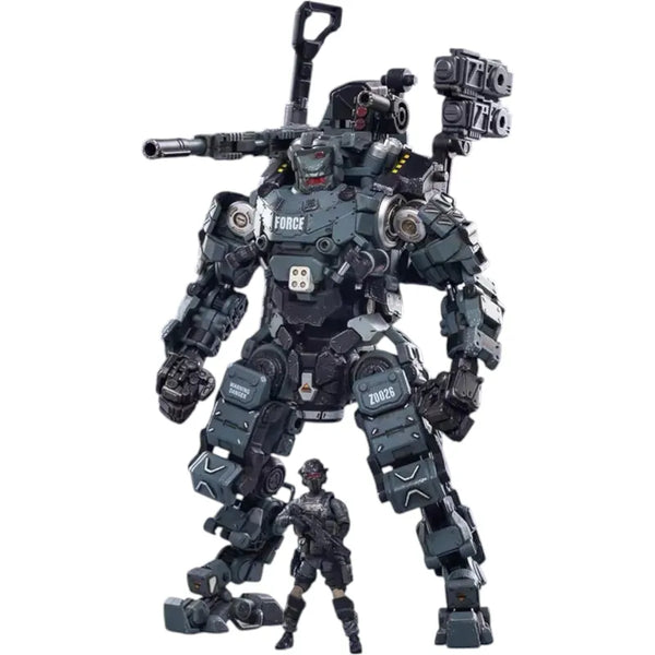 JOYTOY Steel Bone Grey Mecha & Pilot Action Figure