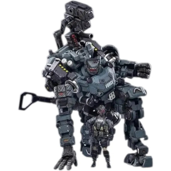 JOYTOY Steel Bone Grey Mecha & Pilot Action Figure