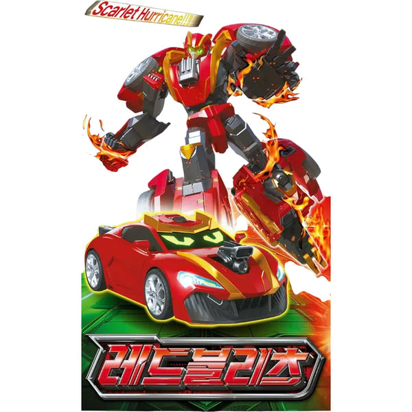 Metal Cardbot Red Blitz Action Figure