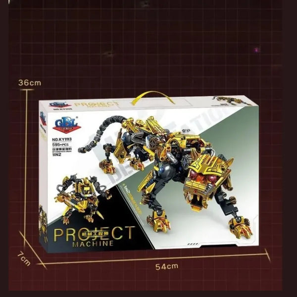 GBL Vibranium Cheetah Building Blocks (595 Pcs)