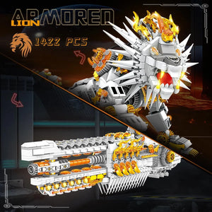 KAZI Mechanical Lion Building Blocks (1422 Pcs)