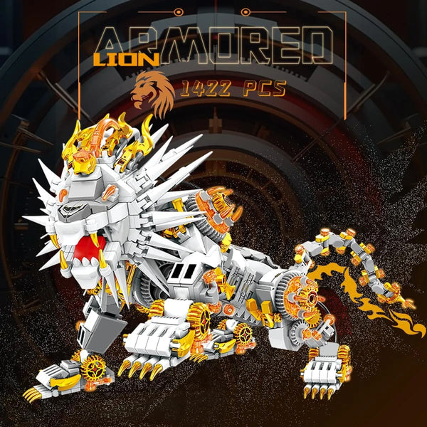 KAZI Mechanical Lion Building Blocks (1422 Pcs)