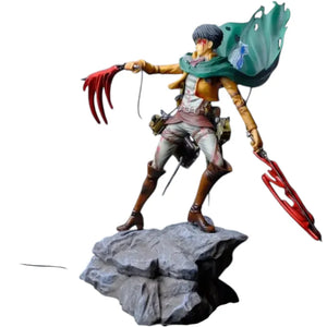 AoT Levi Attack Ready Statue (35 cm)