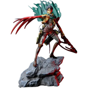 AoT Levi Attack Ready Statue (35 cm)