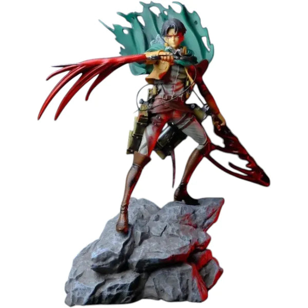 AoT Levi Attack Ready Statue (35 cm)