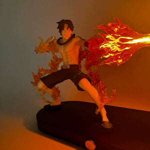 One Piece Ace Flame LED Lamp Action Figure (16 cm)