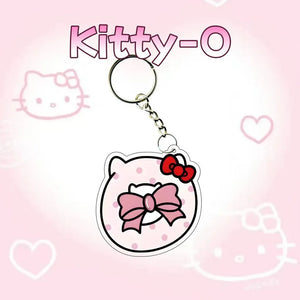 Hello Kitty Personalised Letter Keychain