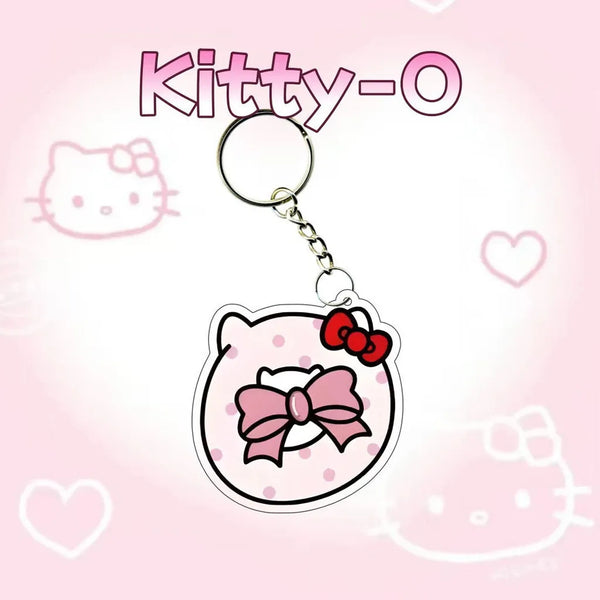 Hello Kitty Personalised Letter Keychain