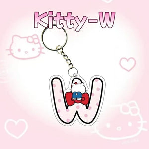 Hello Kitty Personalised Letter Keychain