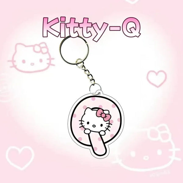Hello Kitty Personalised Letter Keychain