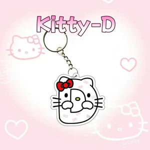 Hello Kitty Personalised Letter Keychain