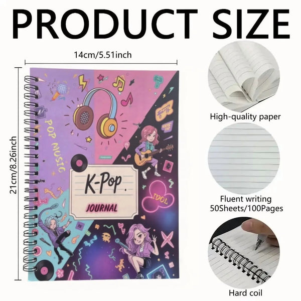 K-Pop Idol Pulse Spiral Journal