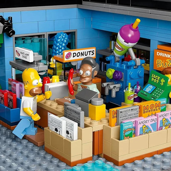 Simpsons Kwik-E-Mart Building Blocks (2179 Pcs)