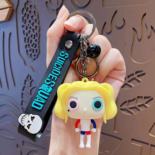 POP Style Suicide Squad 3D Keychain