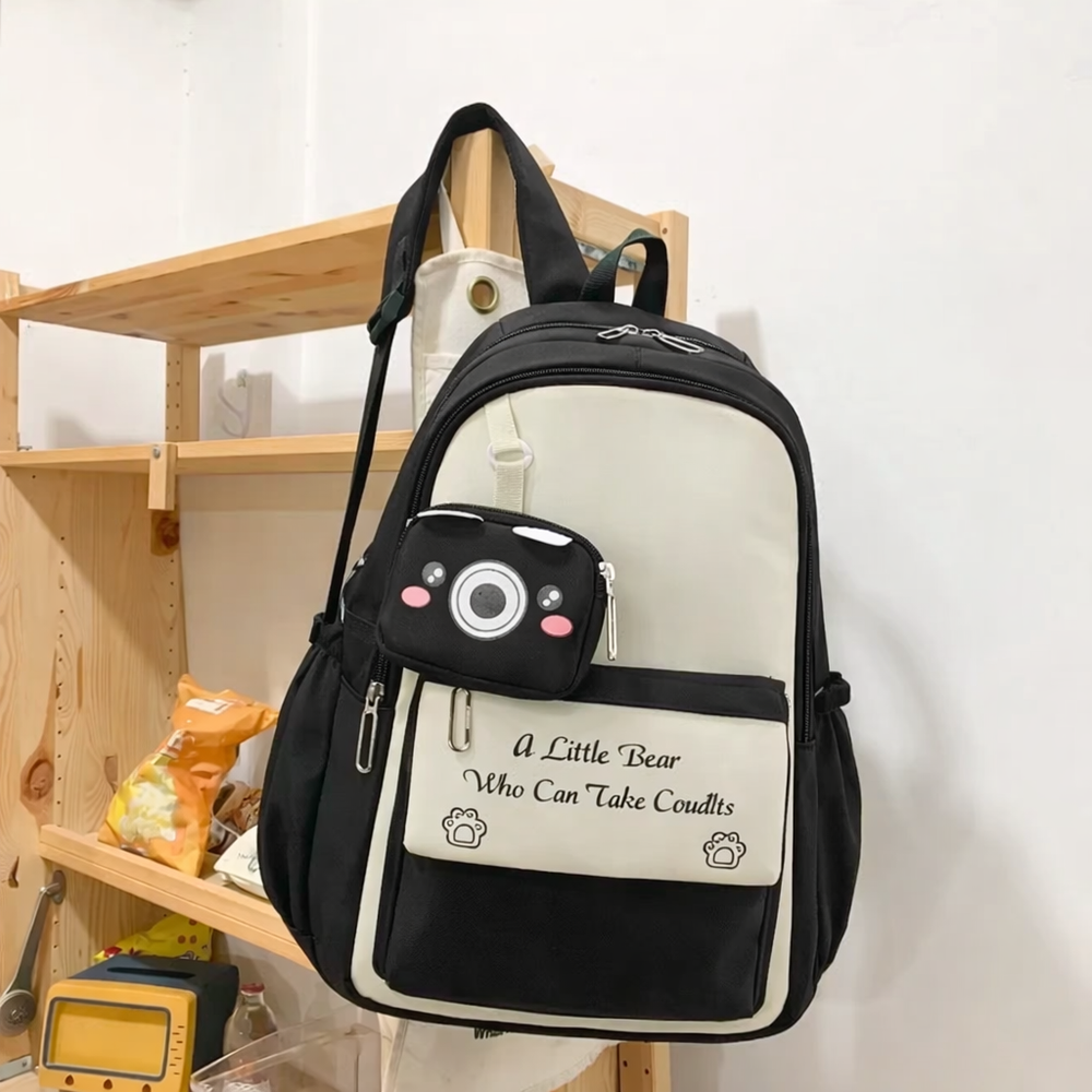 Picture Perfect Little Camera Bear Backpack