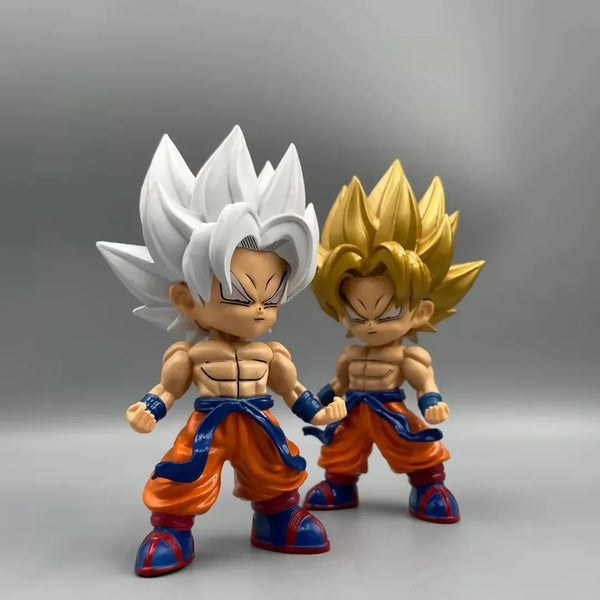 DBZ Goku Ultra Instinct Chibi Figures
