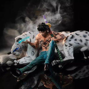 One Piece Trafalgar D. Snow Leopard Throne Statue