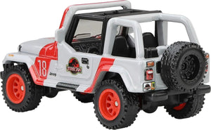 Hot Wheels Jurassic Park '92 Jeep Wrangler Vehicle