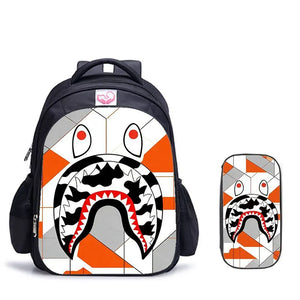 SPG Savage Shark Graphic Streetwear Backpacks