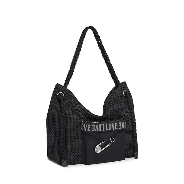 Urban Punk Breathable Mesh Slouchy Hobo Bag