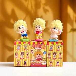 Shinchan Fluffy Ramen Perm Hair Blind Box Figurine