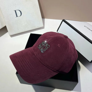 Love Anagram Suede Baseball Cap