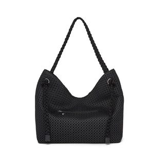 Urban Punk Breathable Mesh Slouchy Hobo Bag