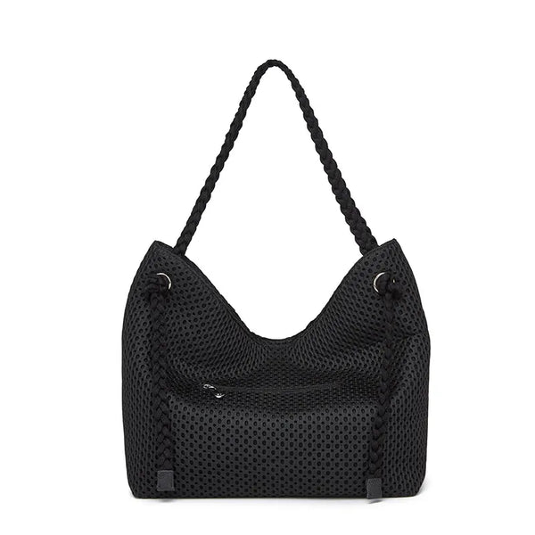 Urban Punk Breathable Mesh Slouchy Hobo Bag